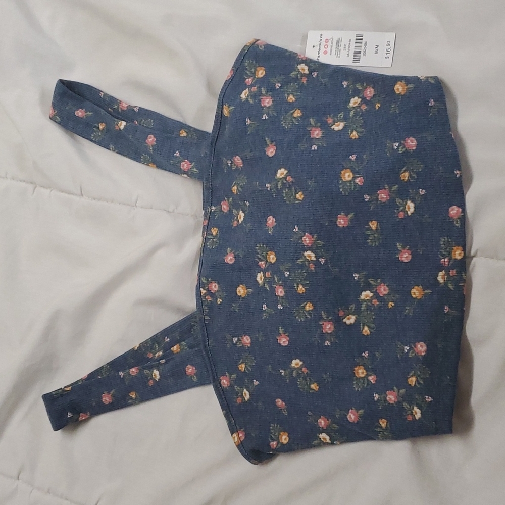 Blue floral Top